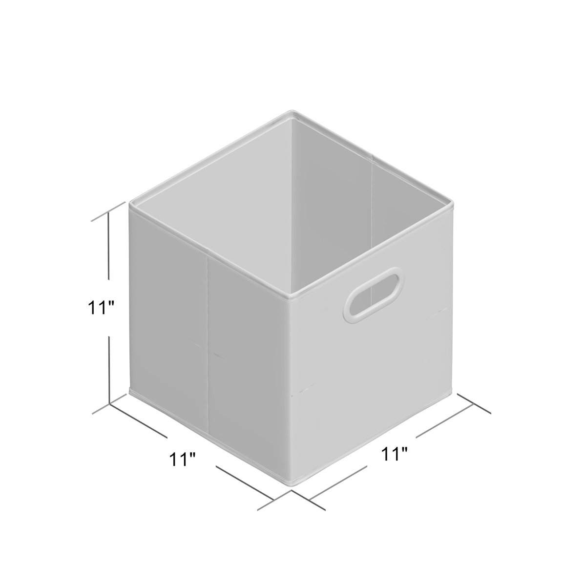 Wayfair Basics Open Fabric Storage Bin Set & Reviews Wayfair